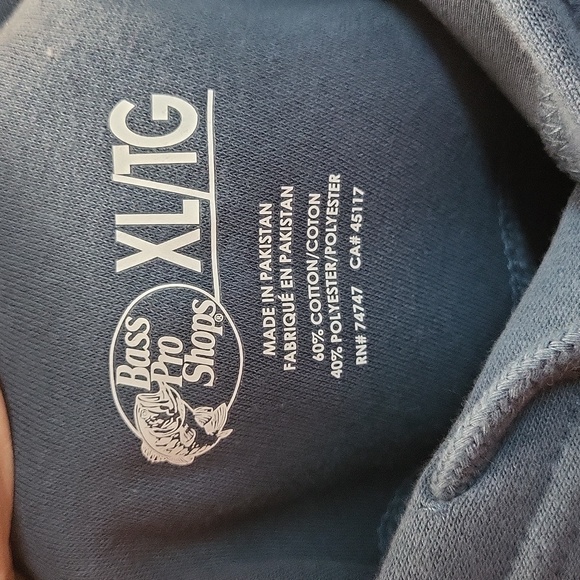 Bass Pro Shops Pull Over Hoodie - Picture 5 of 5